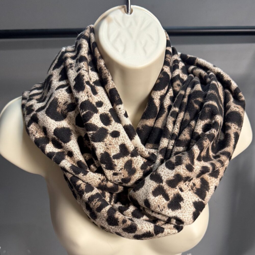 Leopard Print Infinity Scarf